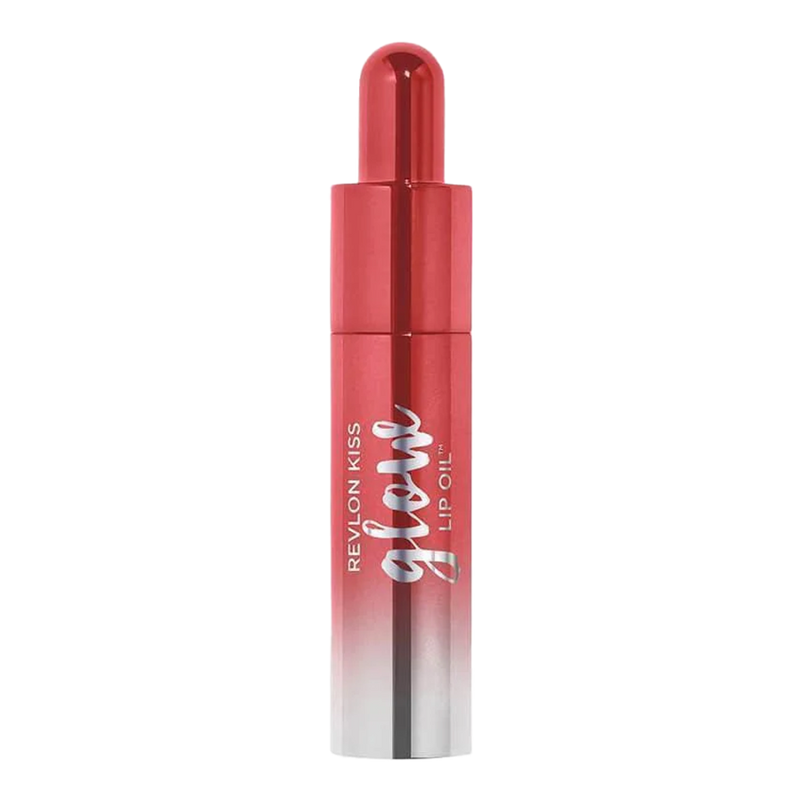 Revlon Kiss Glow Lip Oil 003 M.V. PEACH - sheer colour, glossy shine + hydration in a smooth, non-sticky lip oil formula
