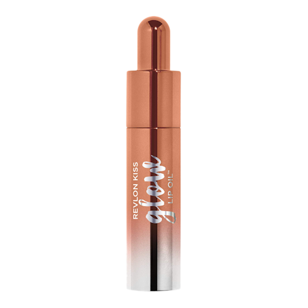Revlon Kiss Glow Lip Oil 009 BOUNCY BEIGE - sheer colour, glossy shine + hydration in a smooth, non-sticky lip oil formula
