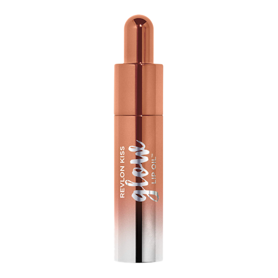 Revlon Kiss Glow Lip Oil 009 BOUNCY BEIGE - sheer colour, glossy shine + hydration in a smooth, non-sticky lip oil formula
