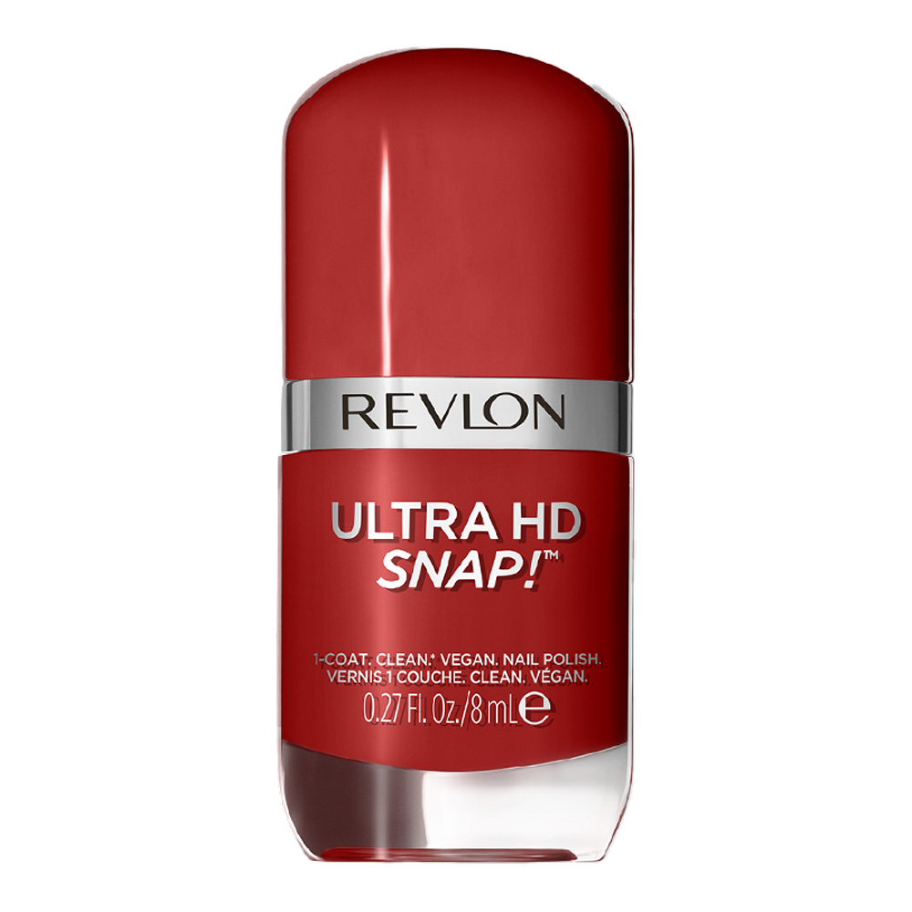 Revlon Ultra HD Snap! Nail Polish 014 RED AND REAL - 20-Free, fast-drying, vegan
