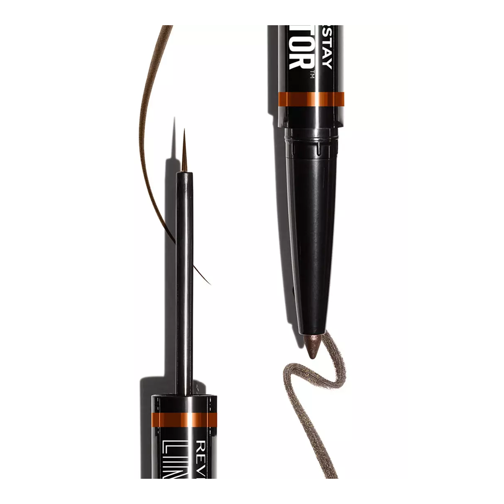 Close-up of Revlon ColorStay Line Creator 152 LEATHERCRAFT tip and texture