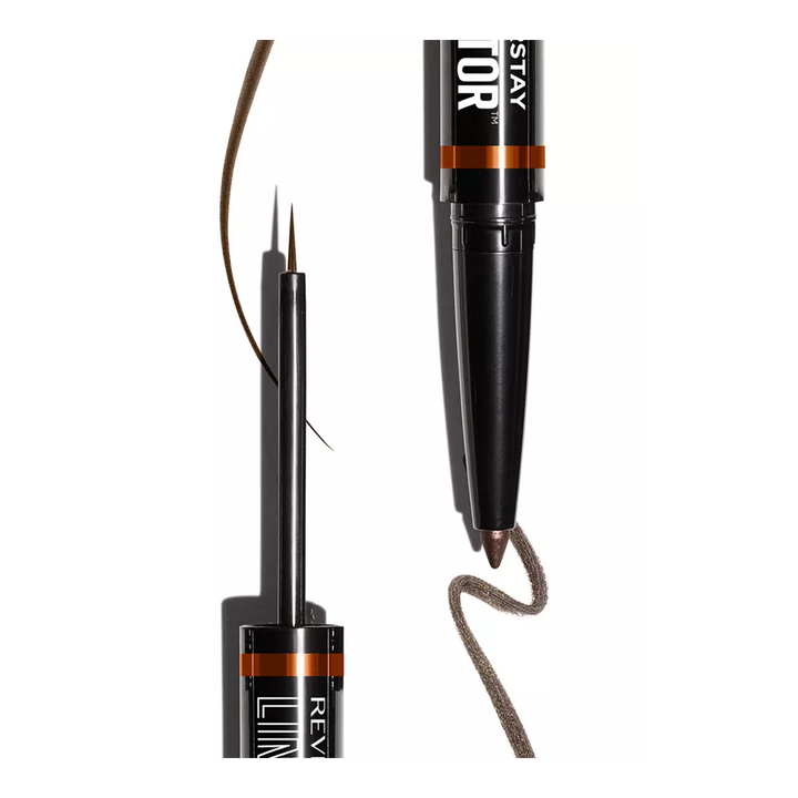Close-up of Revlon ColorStay Line Creator 152 LEATHERCRAFT tip and texture