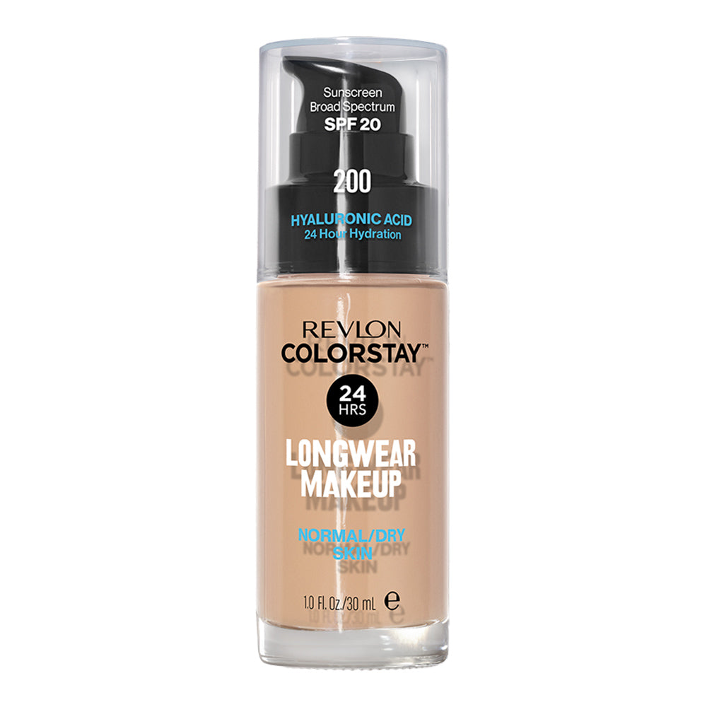 Revlon ColorStay Longwear Makeup Normal/Dry Skin SPF20 30ml in shade 200 NUDE - hydrating foundation with 24H wear
