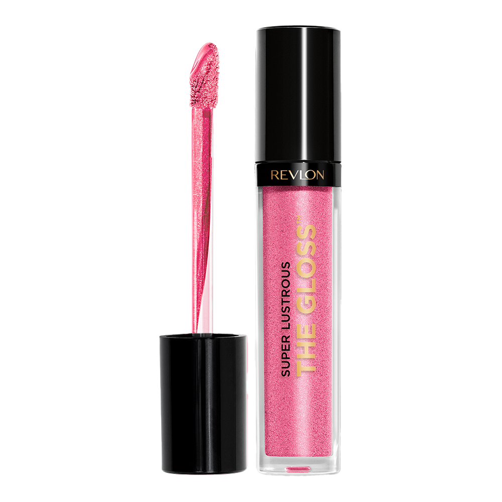 Revlon Super Lustrous Gloss 210 PINKISSIMO lip gloss with hydrating formula and high-shine, non-sticky finish
