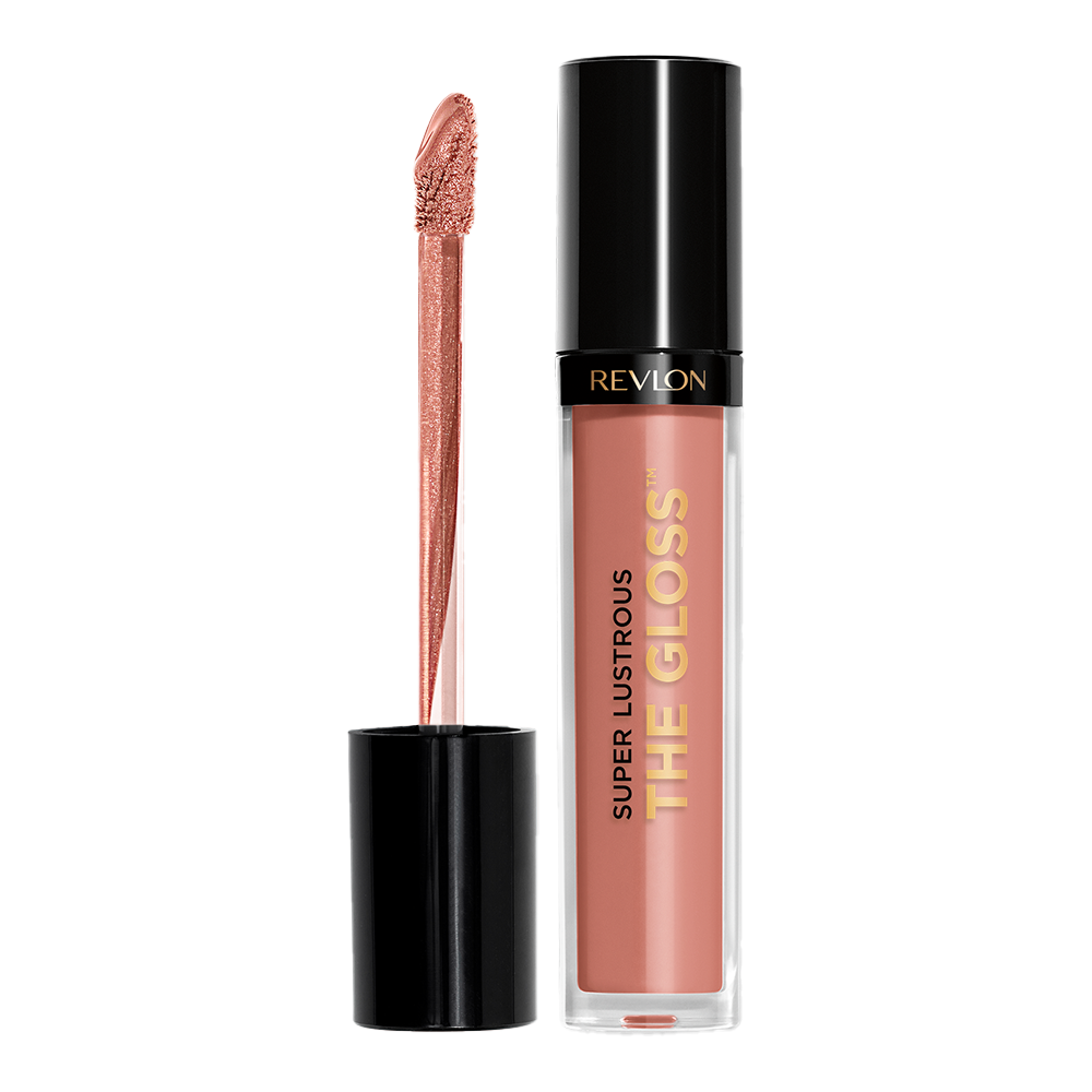 Revlon Super Lustrous Gloss 215 SUPER NATURAL lip gloss with hydrating formula and high-shine, non-sticky finish
