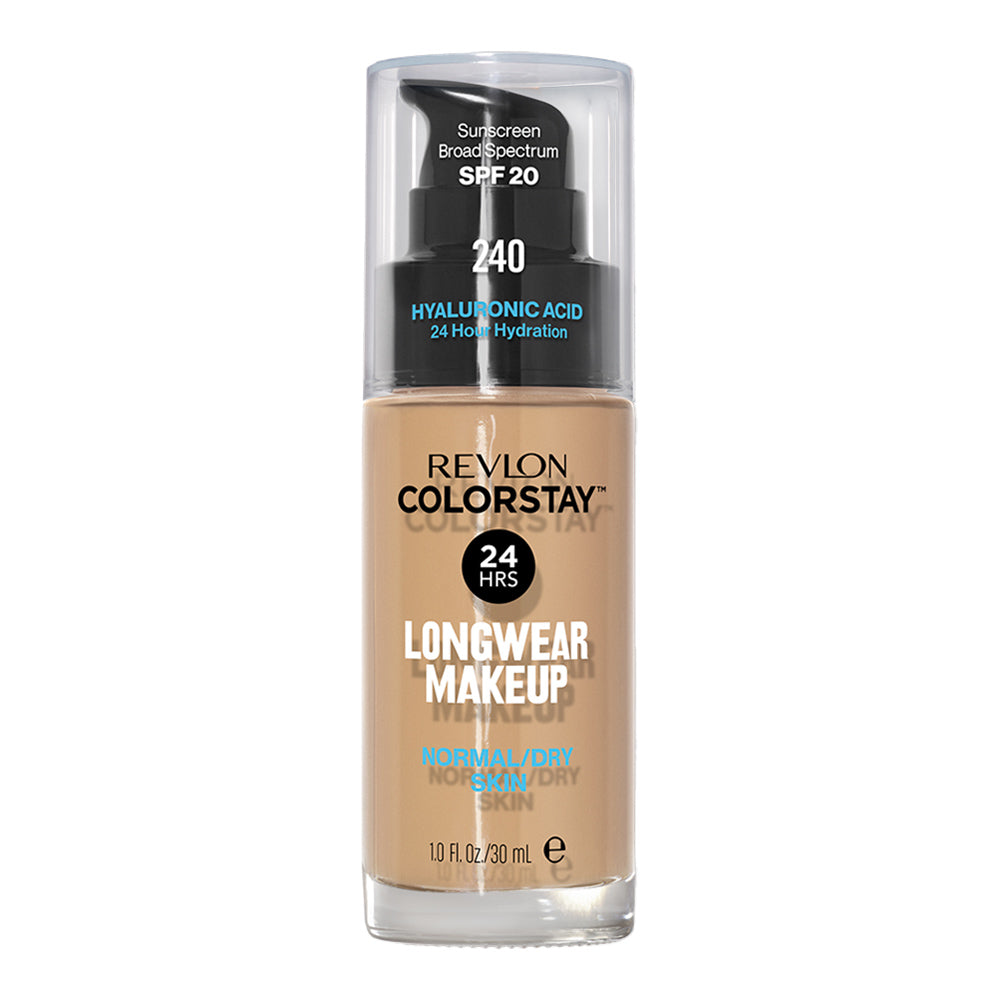Revlon ColorStay Longwear Makeup Normal/Dry Skin SPF20 30ml in shade 240 MEDIUM BEIGE - hydrating foundation with 24H wear
