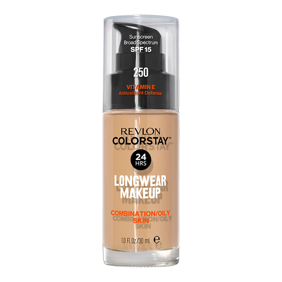 Revlon ColorStay Longwear Makeup Combination/Oily SPF15 30ml in shade 250 FRESH BEIGE - matte, breathable foundation for up to 24H wear
