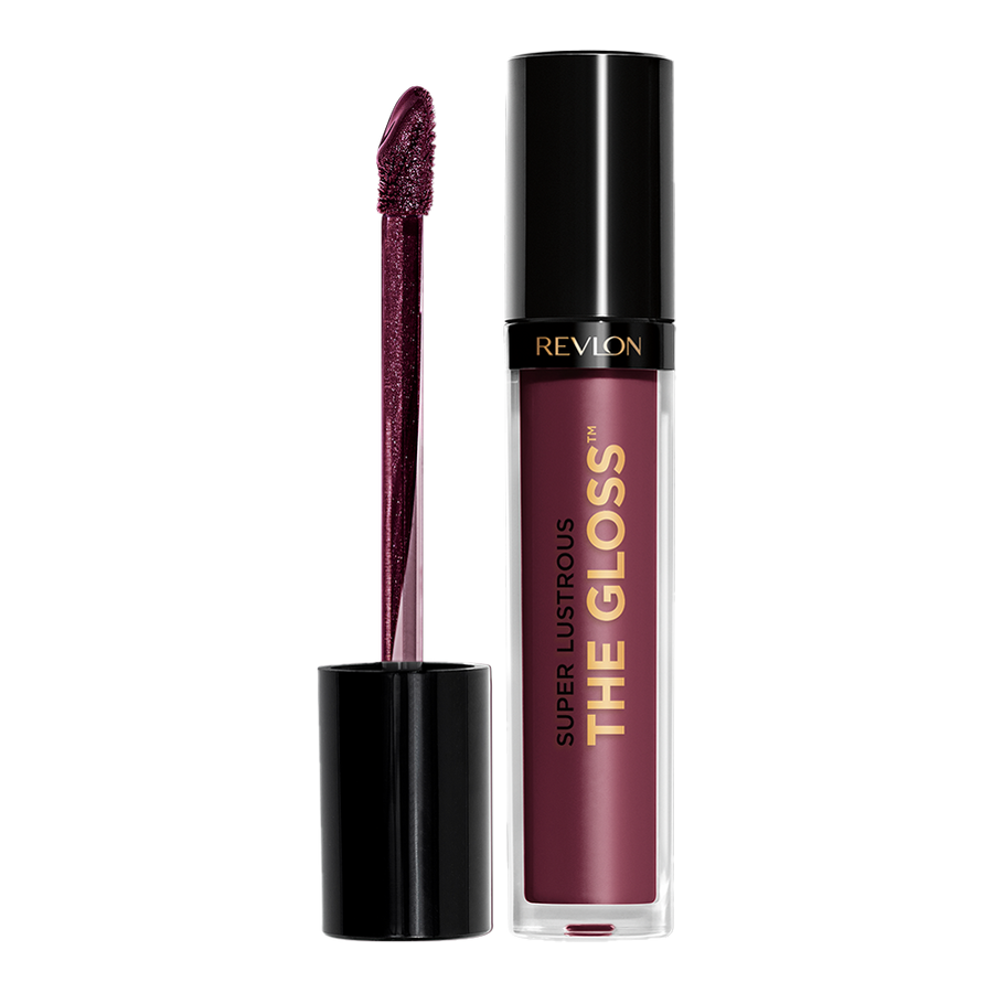 Revlon Super Lustrous Gloss 265 BLACK CHERRY lip gloss with hydrating formula and high-shine, non-sticky finish
