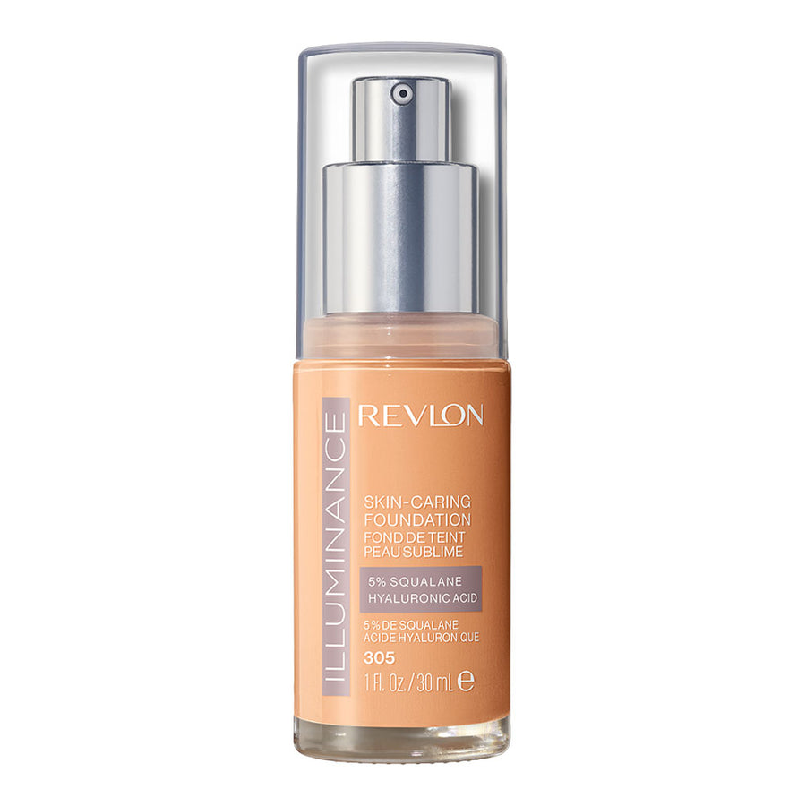 Revlon Illuminance Foundation in shade 305 MEDIUM SAND - hydrating, skin-caring coverage