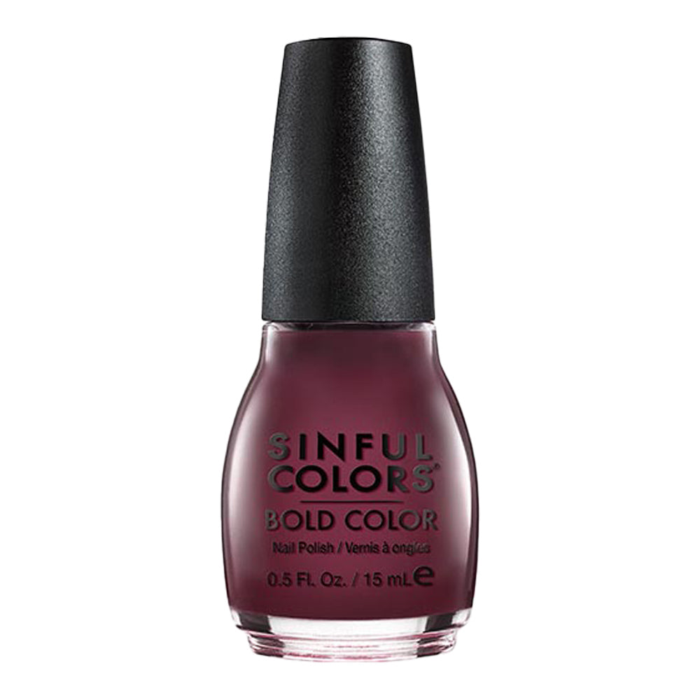 SinfulColors Bold Color Nail Polish 15ml 2542 RAISIN THE ROOF