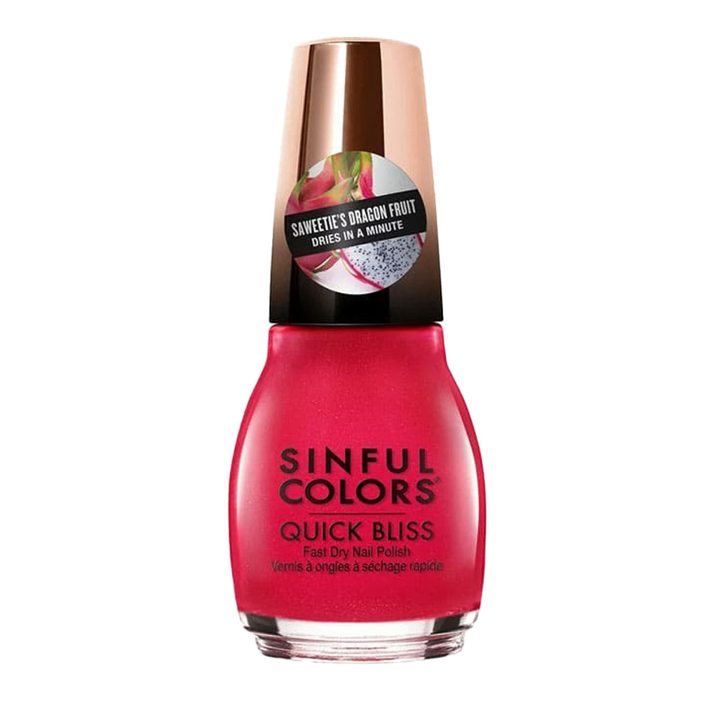 SinfulColors Quick Bliss Nail Polish 15ml 3000 DRAGON FRUITIE