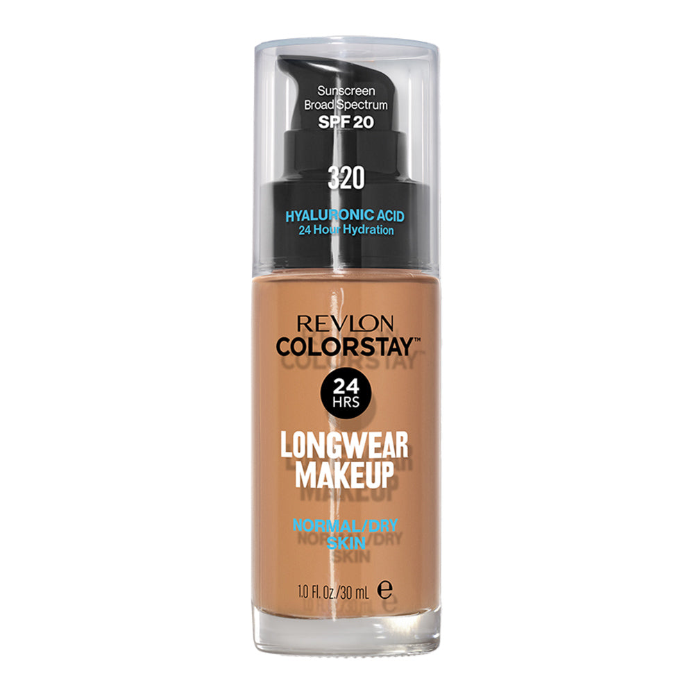 Revlon ColorStay Longwear Makeup Normal/Dry Skin SPF20 30ml in shade 320 TRUE BEIGE - hydrating foundation with 24H wear
