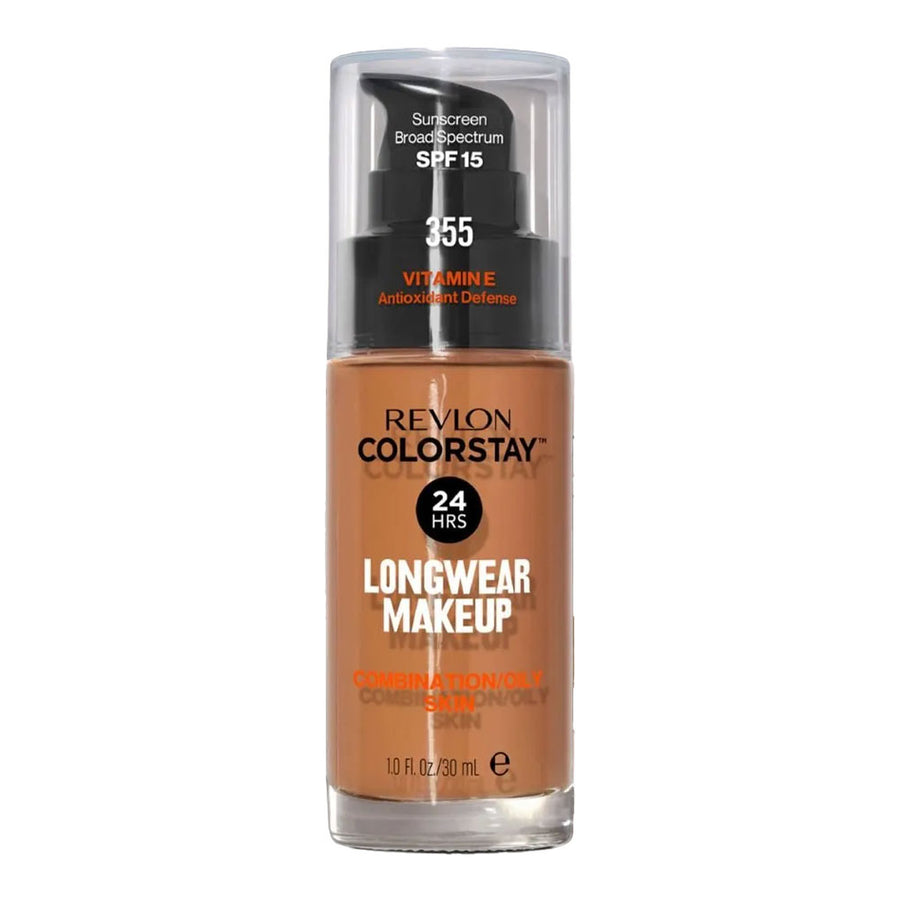 Revlon ColorStay Longwear Makeup Combination/Oily SPF15 30ml in shade 355 ALMOND - matte, breathable foundation for up to 24H wear
