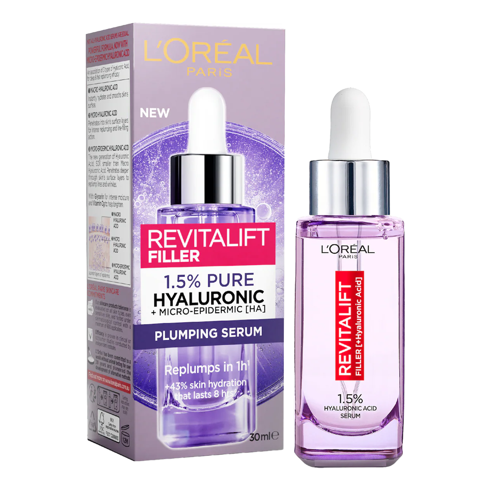 L'Oreal Revitalift Filler 1.5% Pure Hyaluronic Acid Face Serum 30ml
