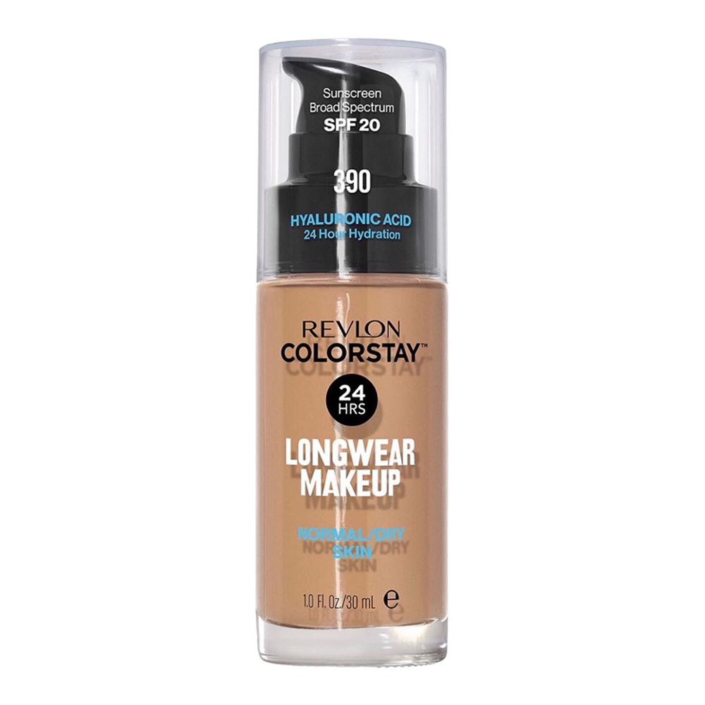 Revlon ColorStay Longwear Makeup Normal/Dry Skin SPF20 30ml in shade 390 RICH MAPLE - hydrating foundation with 24H wear

