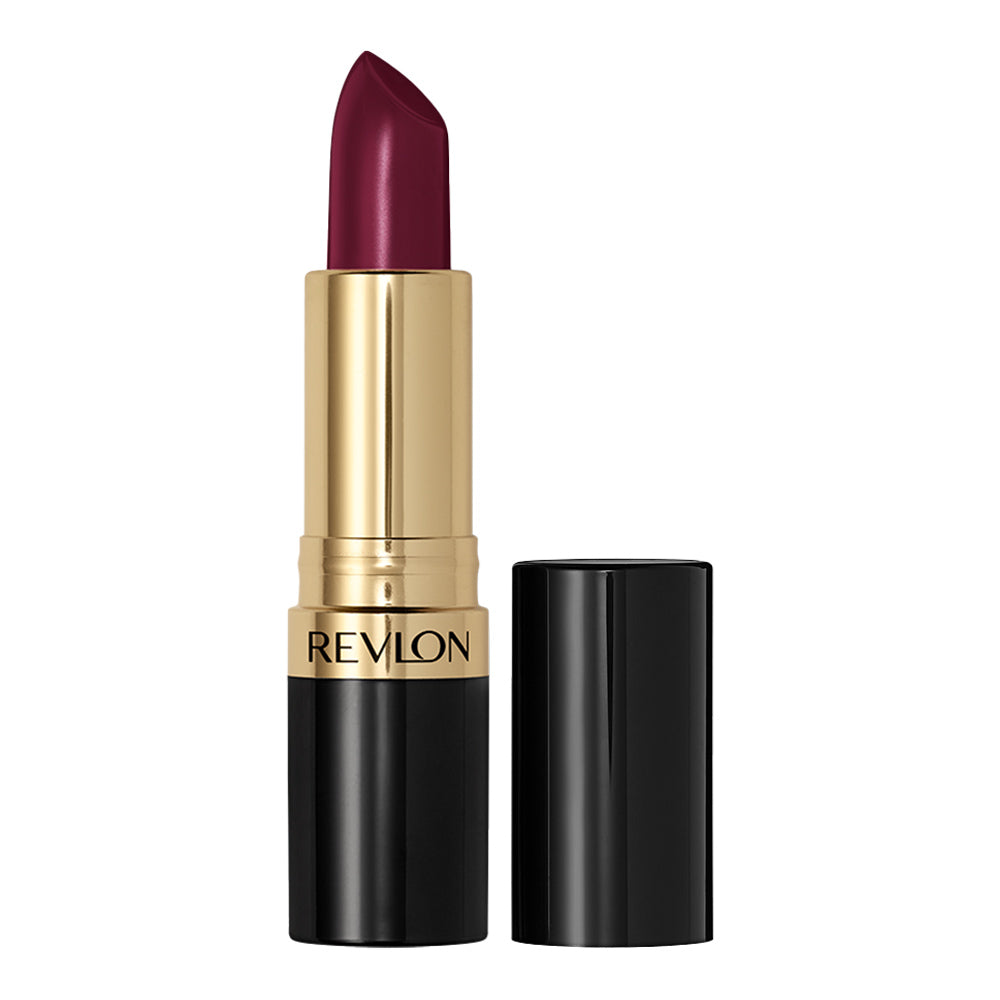 Revlon Super Lustrous Lipstick in 477 BLACK CHERRY with creamy colour and conditioning formula
