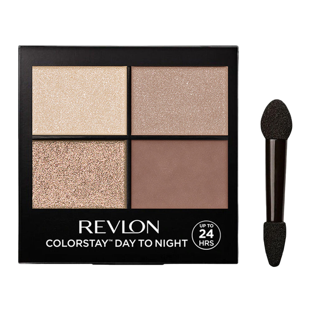 Revlon Day to Night Eyeshadow Quad 500 ADDICTIVE - Longwear, buttery-soft formula
