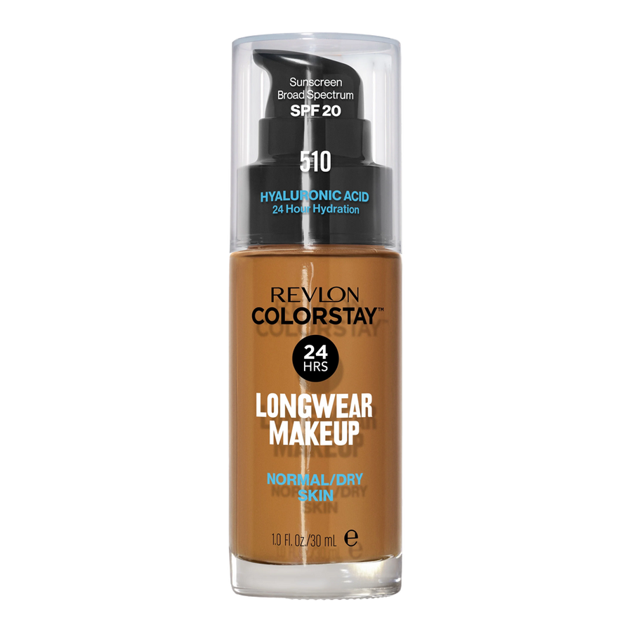 Revlon ColorStay Longwear Makeup Normal/Dry Skin SPF20 30ml in shade 510 PECAN - hydrating foundation with 24H wear
