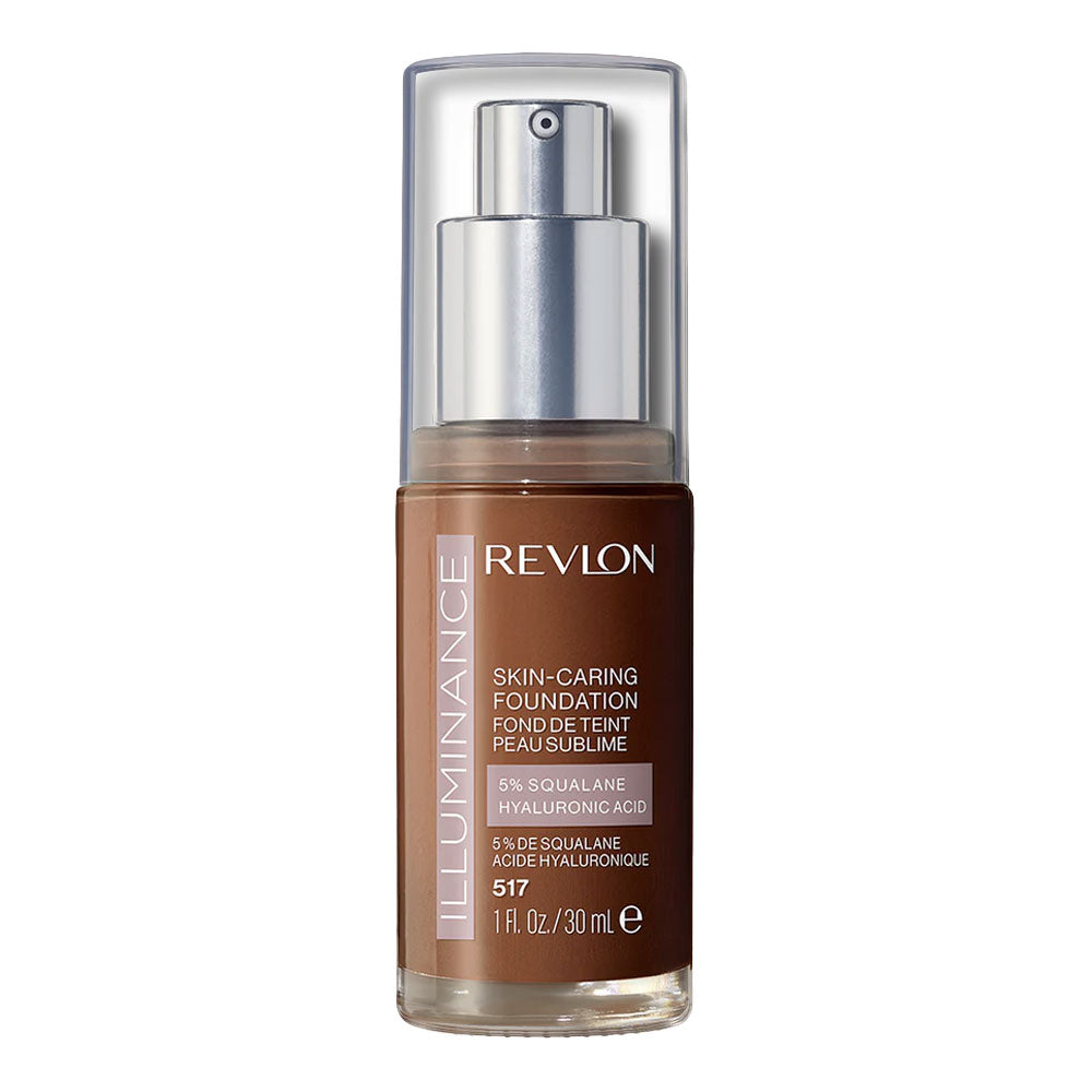 Revlon Illuminance Foundation in shade 517 AMBER - hydrating, skin-caring coverage