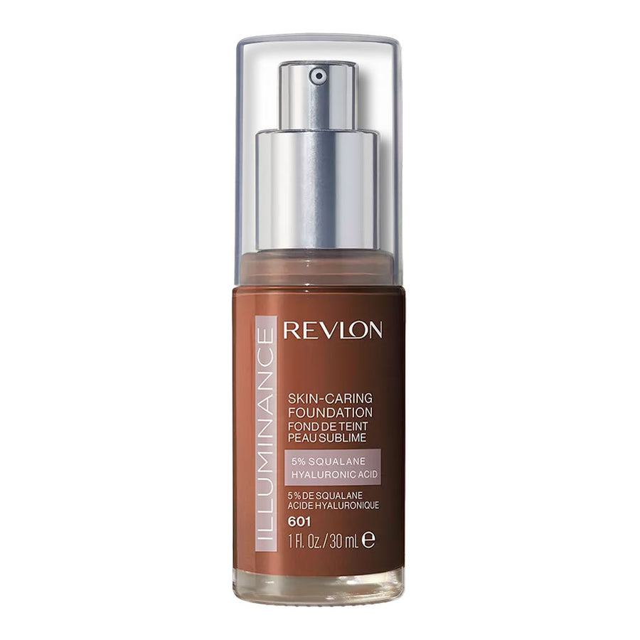 Revlon Illuminance Foundation in shade 601 SOFT NUTMEG - hydrating, skin-caring coverage