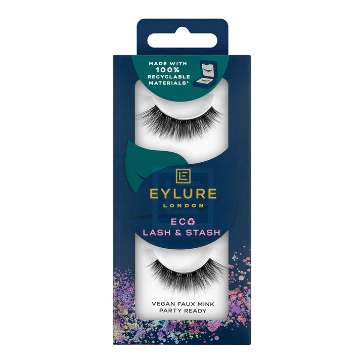 Eylure London Eco Lash & Stash Vegan Faux Mink PARTY READY