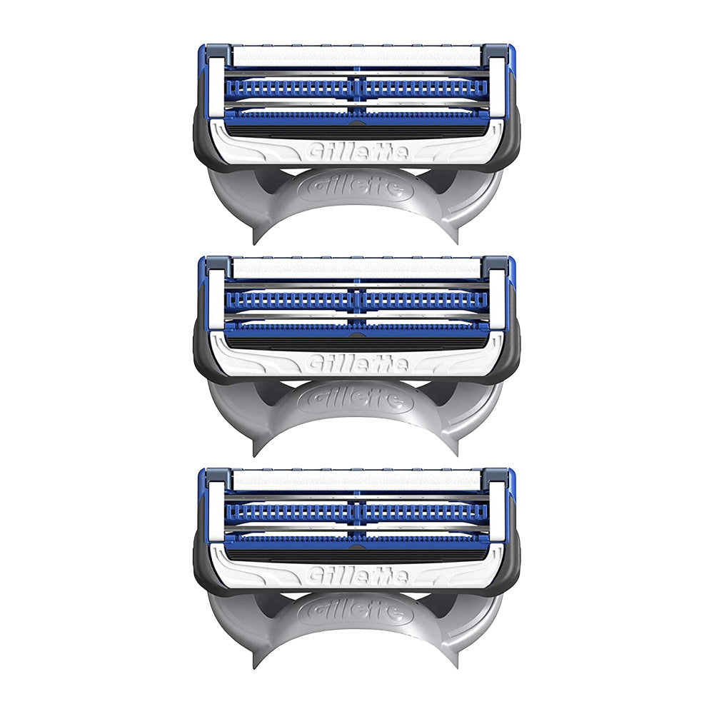 King C. Gillette Neck Razor blade refills 3 pack