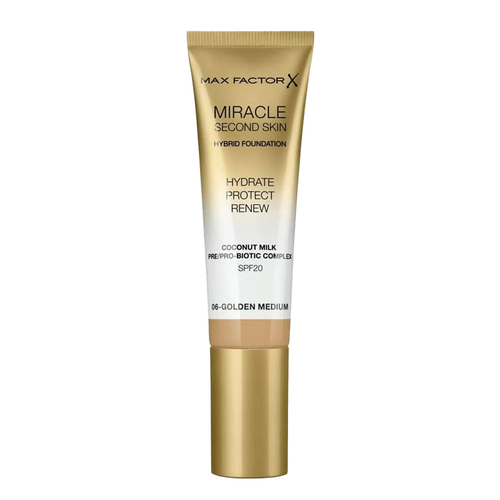 Max Factor Miracle Second Skin Hybrid Foundation 30.0ml 06 GOLDEN MEDIUM