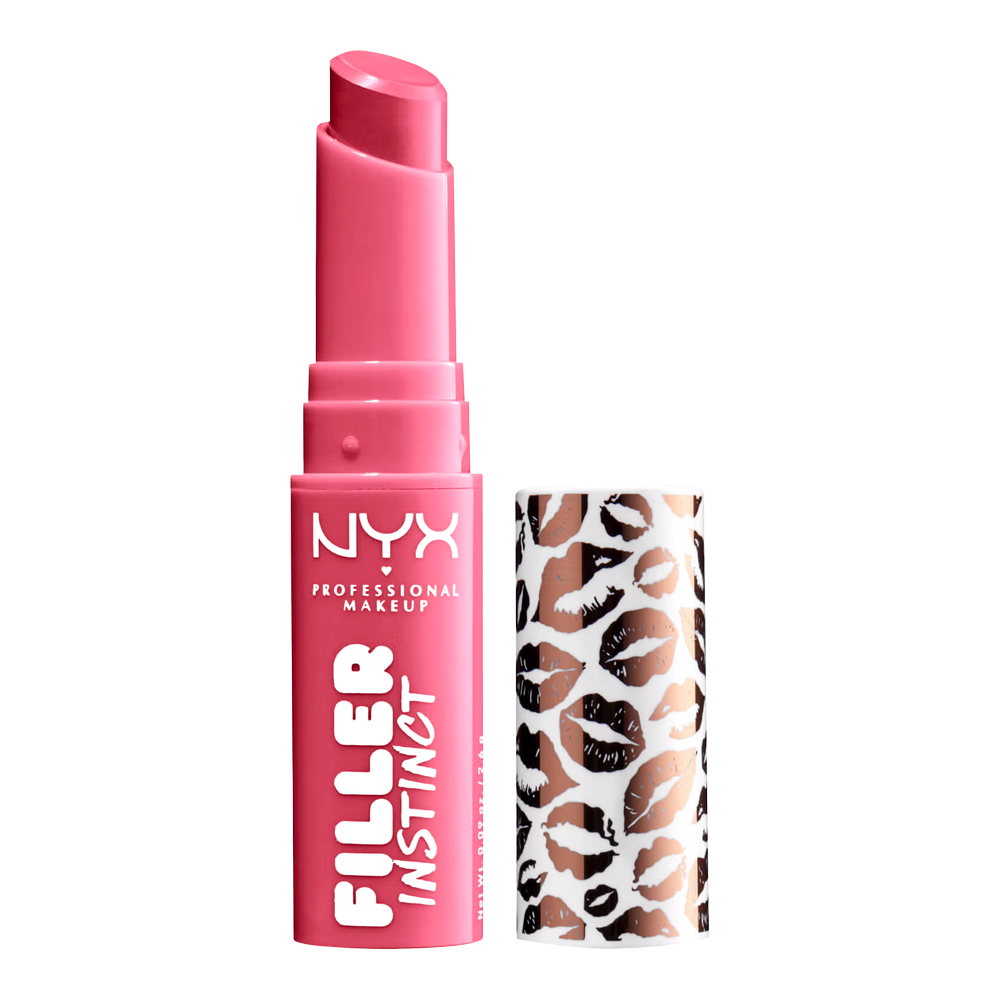 NYX Filler Instinct Plumping Lipstick MIAMI NIGHTS FIPLC03 with glossy finish and 8-hour hydration