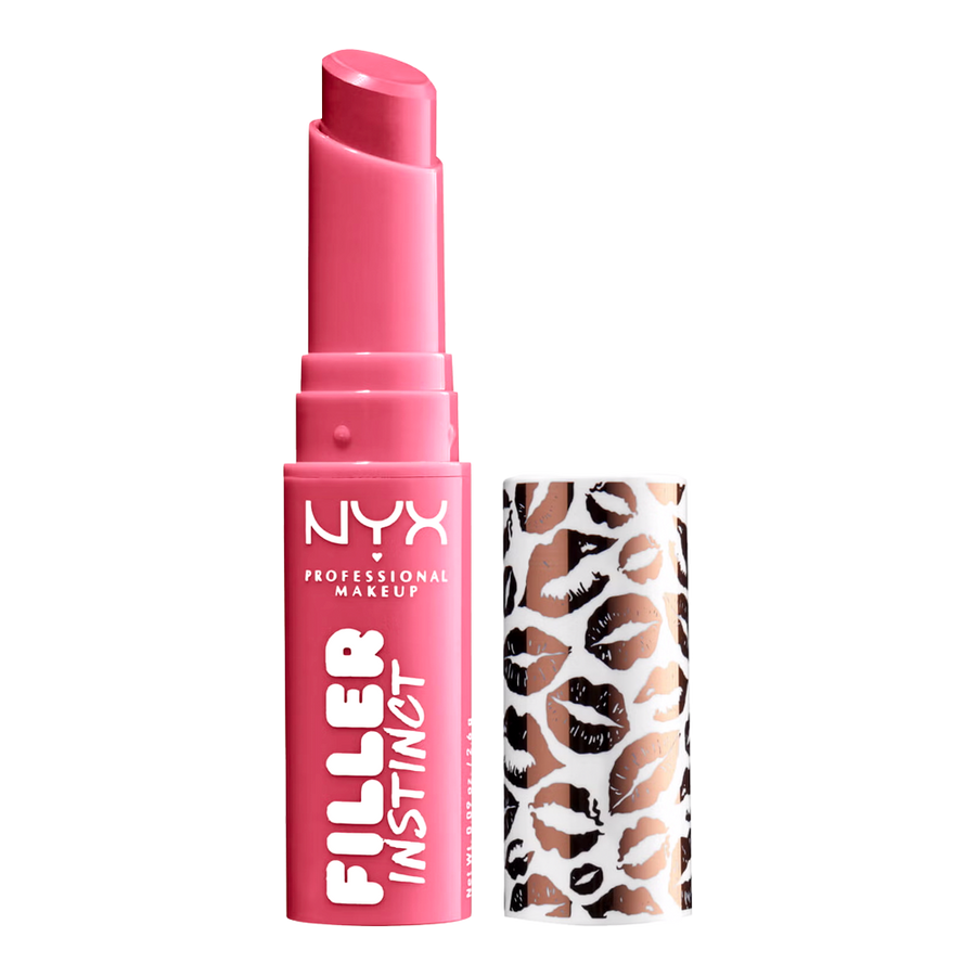 NYX Filler Instinct Plumping Lipstick MIAMI NIGHTS FIPLC03 with glossy finish and 8-hour hydration