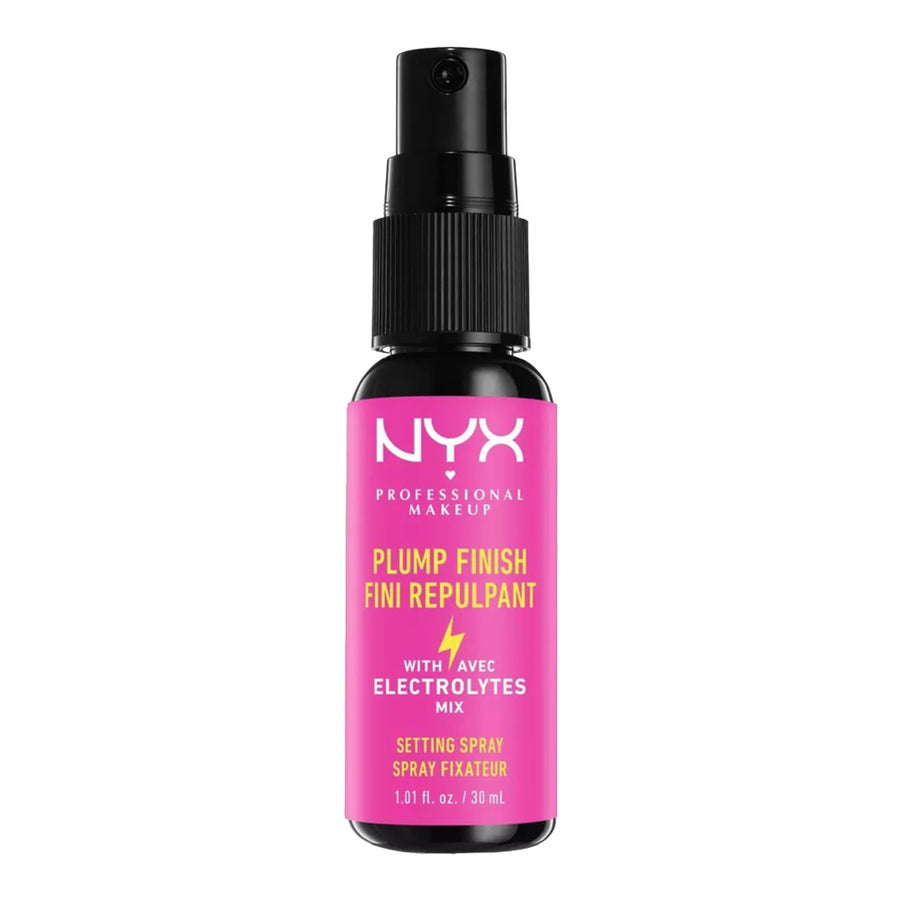 NYX Plump Finish Setting Spray with 24-hour hold and hydrating, plumping makeup lock-in formula