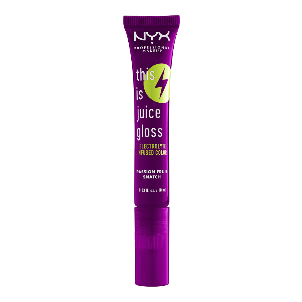 NYX This is Juice Gloss PASSION FRUIT TIJG06 with glossy vegan shine and 12-hour hydration