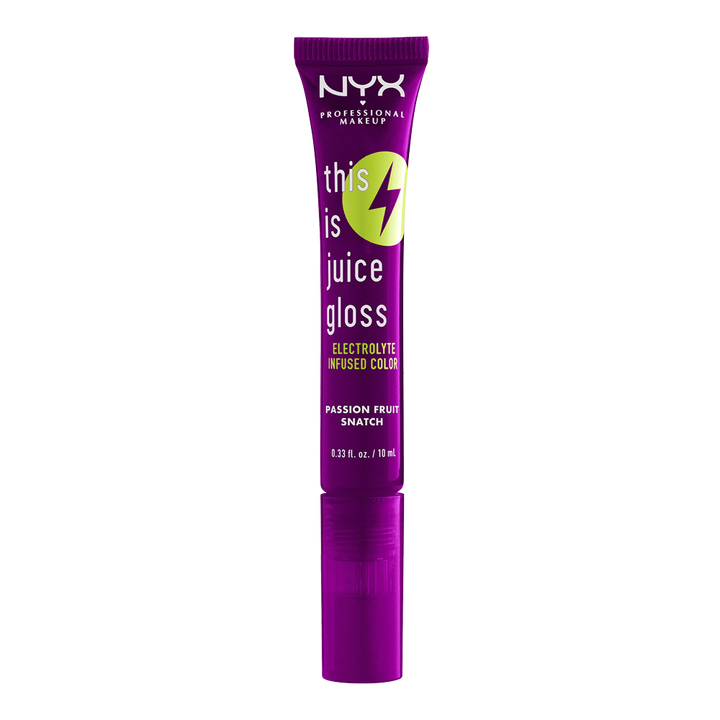 NYX This is Juice Gloss PASSION FRUIT TIJG06 with glossy vegan shine and 12-hour hydration