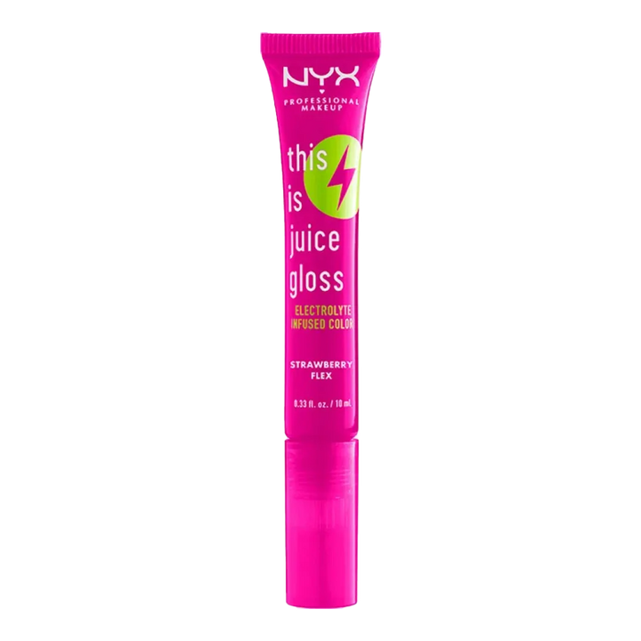 NYX This is Juice Gloss STRAWBERRY FLEX TIJG03 with glossy vegan shine and 12-hour hydration