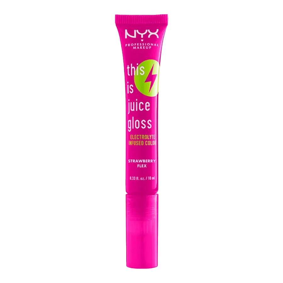NYX This is Juice Gloss STRAWBERRY FLEX TIJG03 with glossy vegan shine and 12-hour hydration