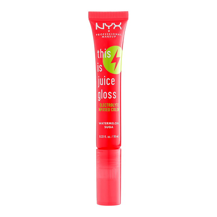 NYX This is Juice Gloss WATERMELON SUGA TIJG02 with glossy vegan shine and 12-hour hydration