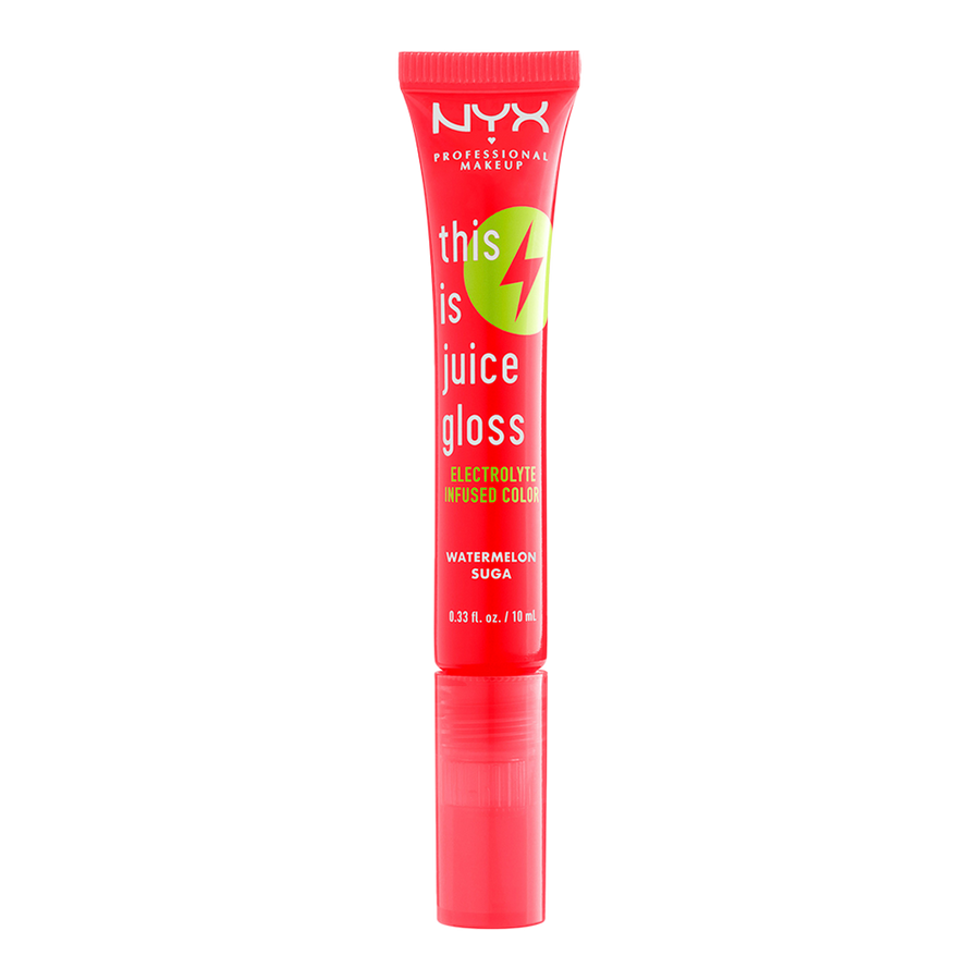 NYX This is Juice Gloss WATERMELON SUGA TIJG02 with glossy vegan shine and 12-hour hydration