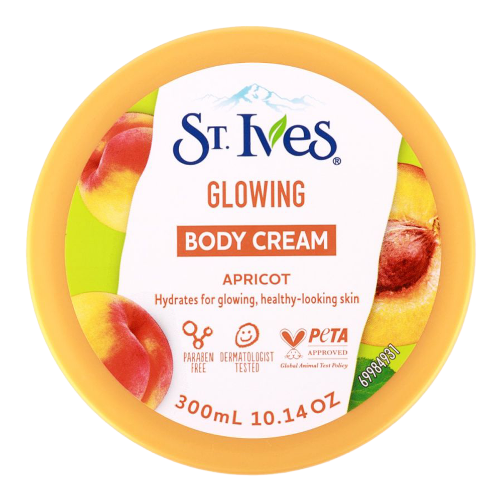 St. Ives Glowing Body Cream with Apricot 300ml