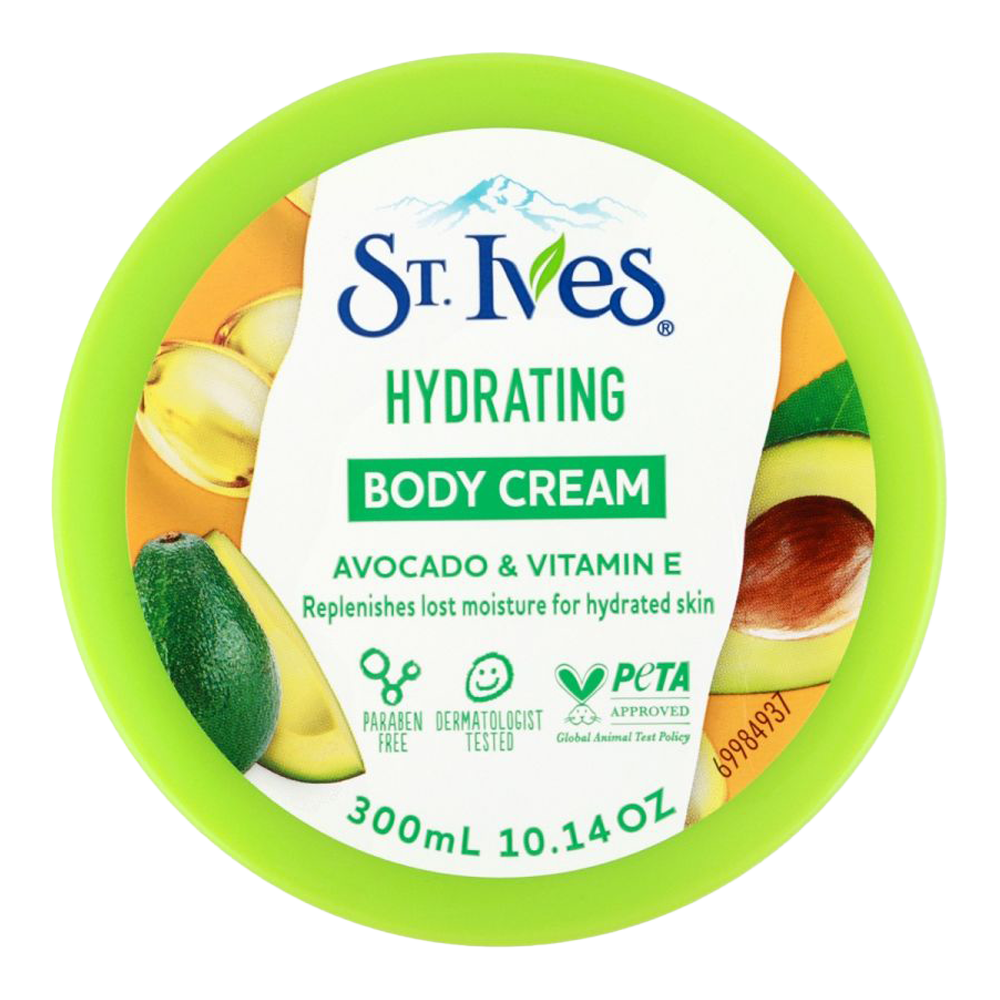 St. Ives Glowing Body Cream with Avocado & Vitamin E 300ml