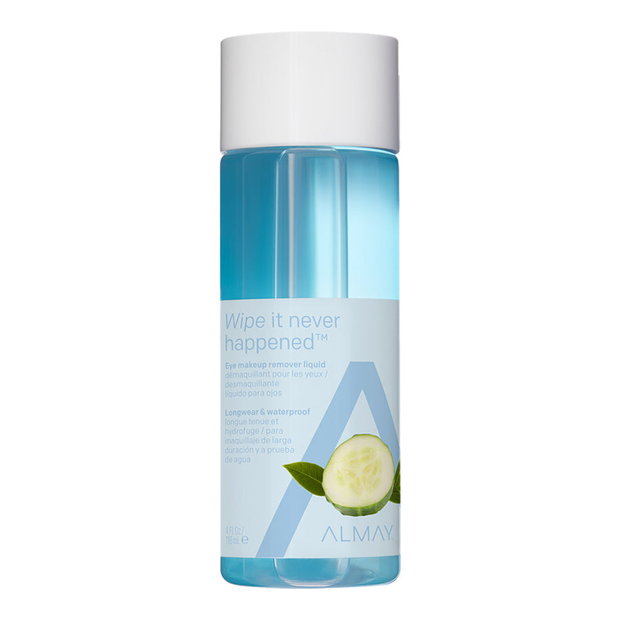 Almay makeup remover liquid – dual-phase, oil-free, hypoallergenic and safe for contact lens wearers