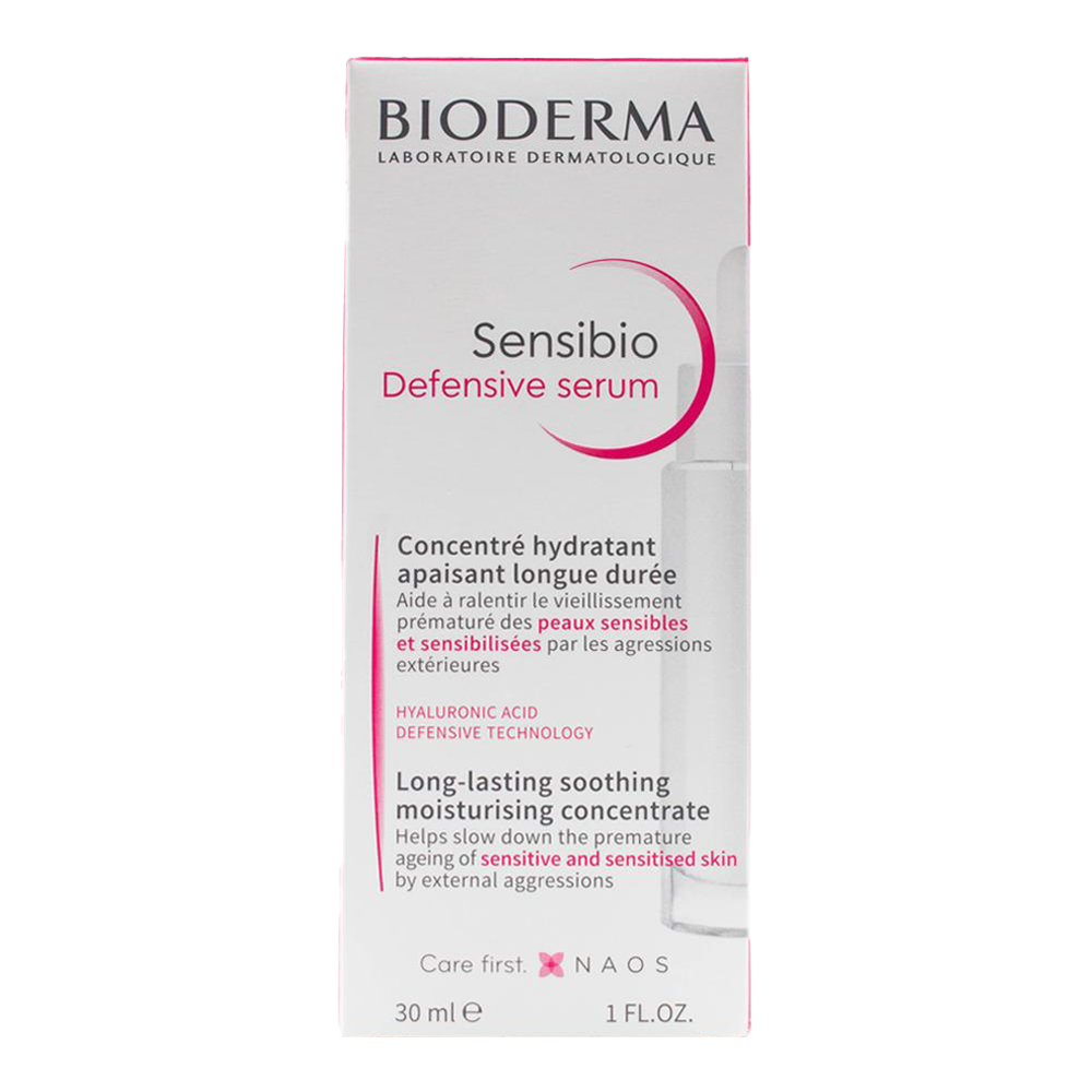 Bioderma Sensibio Defensive Serum – anti-redness barrier repair serum for sensitive skin with antioxidant DEFENSIVE™ complex