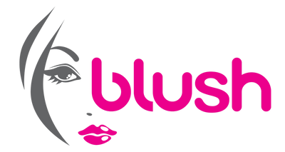 Blush Fiji logo with refined typography reflecting trusted skincare, makeup, and beauty products available throughout Fiji