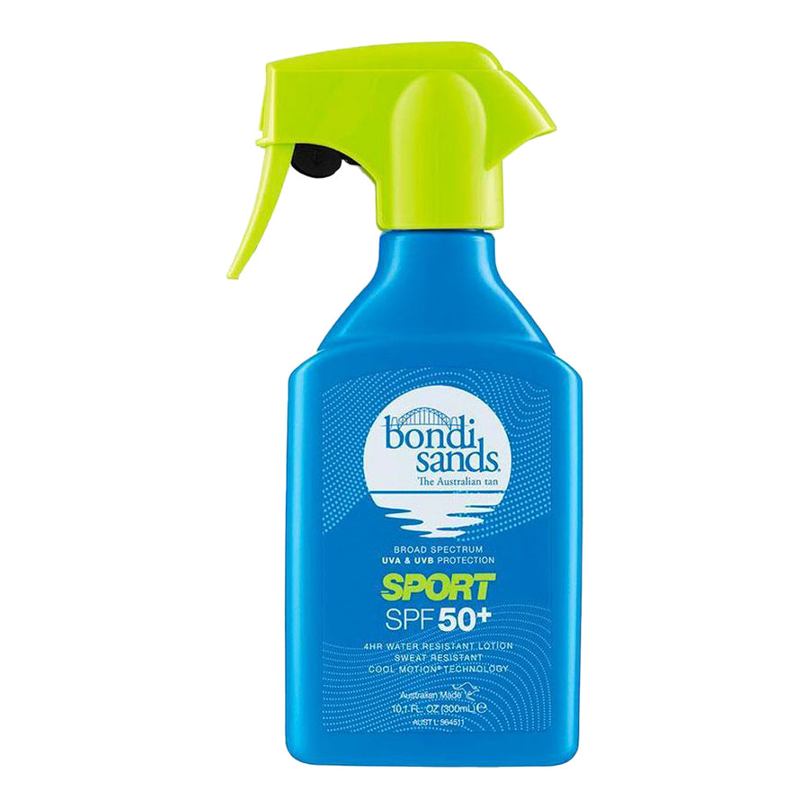 Bondi Sands Sport SPF 50+ Sunscreen Spray with Cool Motion® Tech & 4HR water resistance, ideal for active outdoor protection