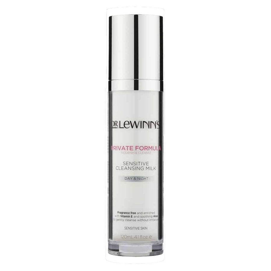 Gentle fragrance-free cleanser for sensitive skin by Dr. Lewinn’s – soothes, nourishes, and protects without irritation
