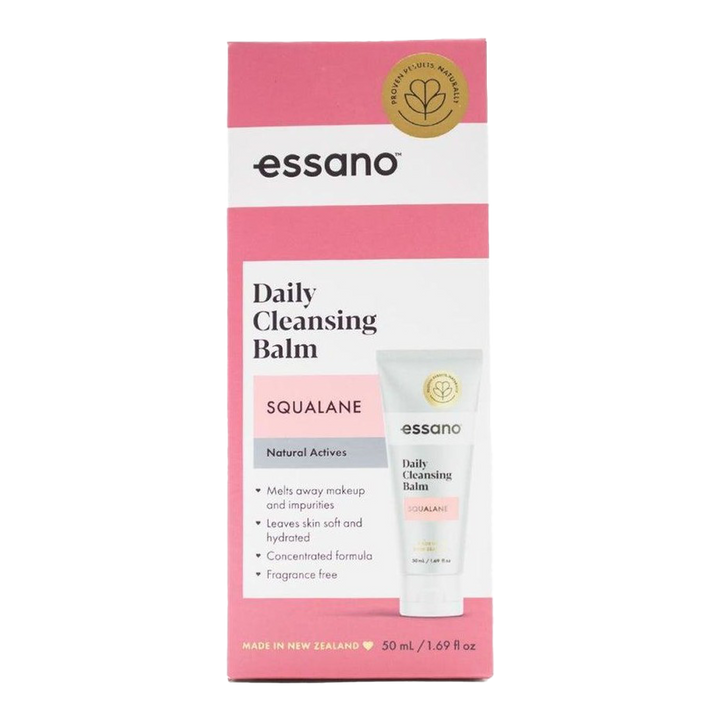 Essano Squalane Daily Cleansing Balm, enriched with Squalane to hydrate and cleanse while leaving skin smooth and moisturised