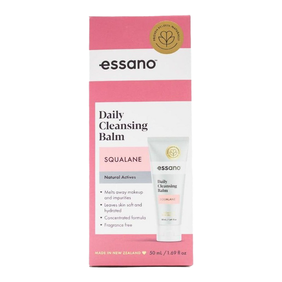 Essano Squalane Daily Cleansing Balm, enriched with Squalane to hydrate and cleanse while leaving skin smooth and moisturised