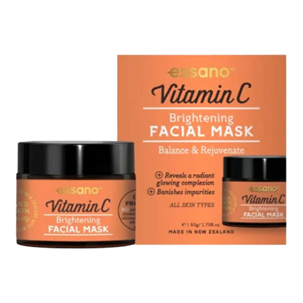 Essano Vitamin C Brightening Facial Mask – Reveal glowing, radiant skin with this brightening face mask.