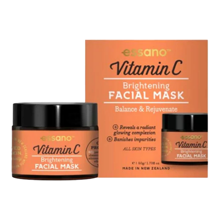 Essano Vitamin C Brightening Facial Mask – Reveal glowing, radiant skin with this brightening face mask.