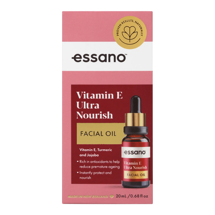 Essano Vitamin E Ultra Nourish Facial Oil – Rejuvenates skin with Vitamin E, turmeric & jojoba for smooth, radiant skin.