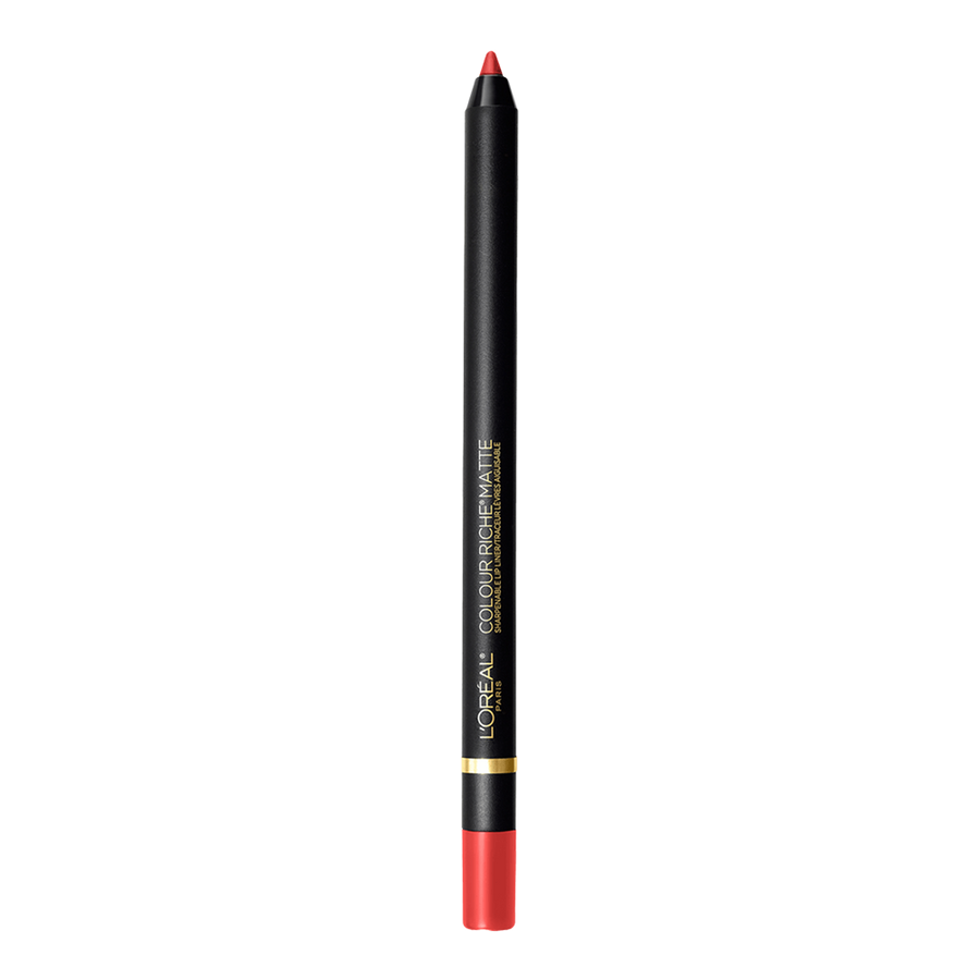 L'Oreal Colour Riche Matte Sharpenable Lip Liner 100 MATTE IN MAHATTAN, smooth matte texture for lip definition