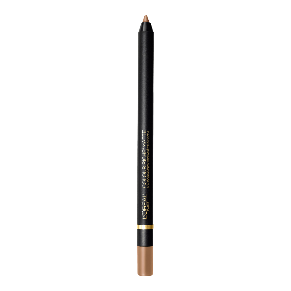 L'Oreal Colour Riche Matte Sharpenable Lip Liner 114 MATTE-ING CALL, showcasing smooth, matte texture in a precise pencil